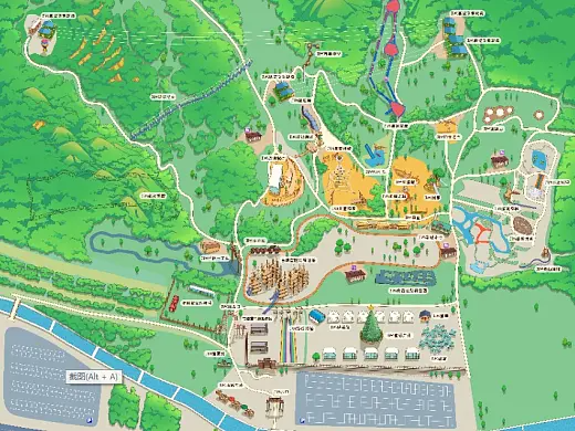 东方华侨农场景区手绘地图在紧急疏散与救援中的重要作用 ？